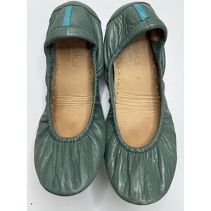 Tieks by Gavrieli Ballet Flats Women's Size 7 Pacific Green
